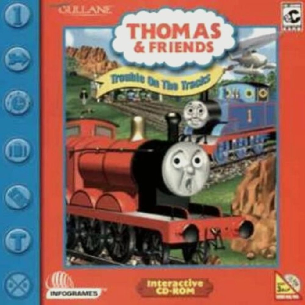 Thomas and Friends: Trouble On The Tracks PC CD kids railroad train engine game!